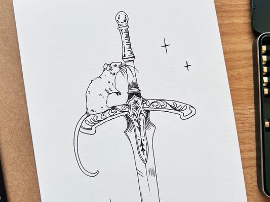 "Rodent" Original Ink Drawing