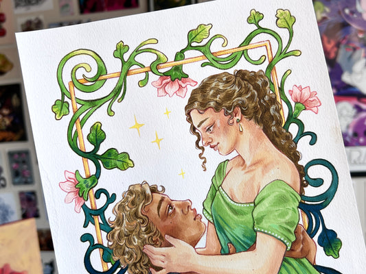 "Yearning" Original Marker & Pencil Drawing