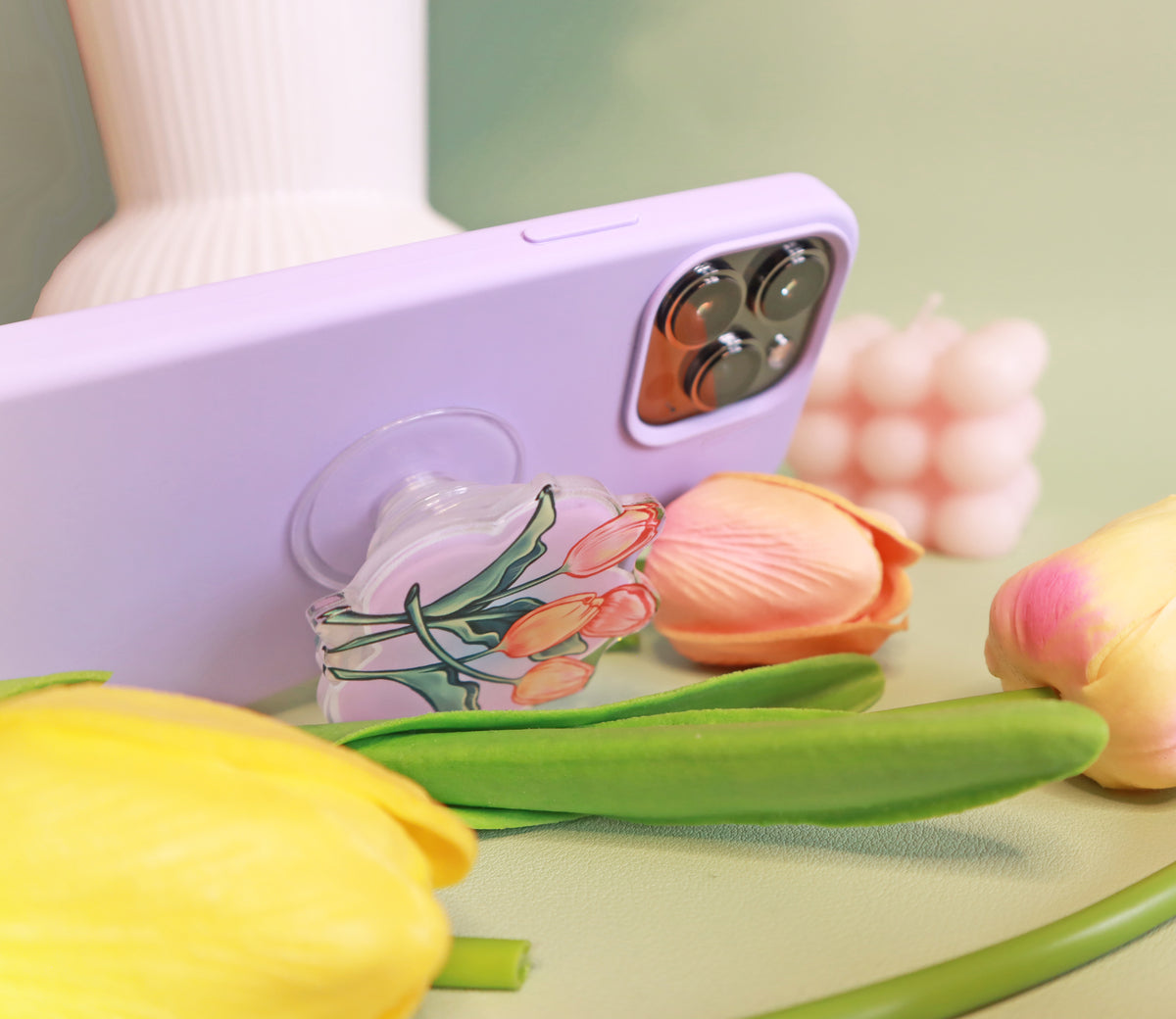 Tulips Phone Grip Holder