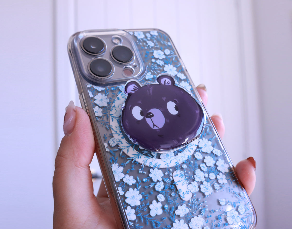 Judgy Bear Acrylic Phone Grip