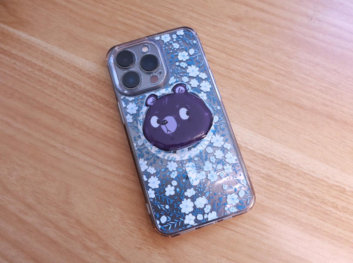 Judgy Bear Acrylic Phone Grip