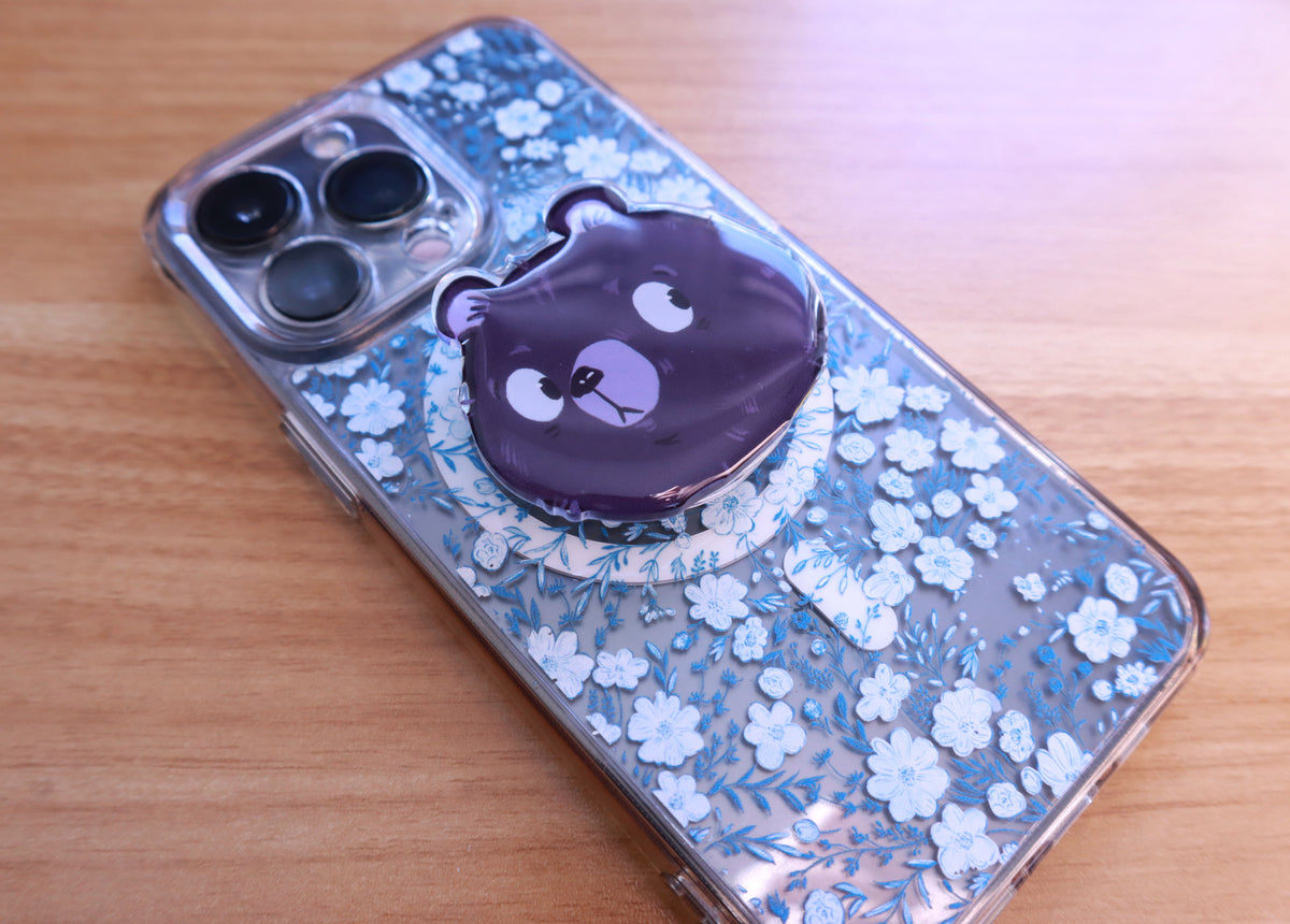 Judgy Bear Acrylic Phone Grip