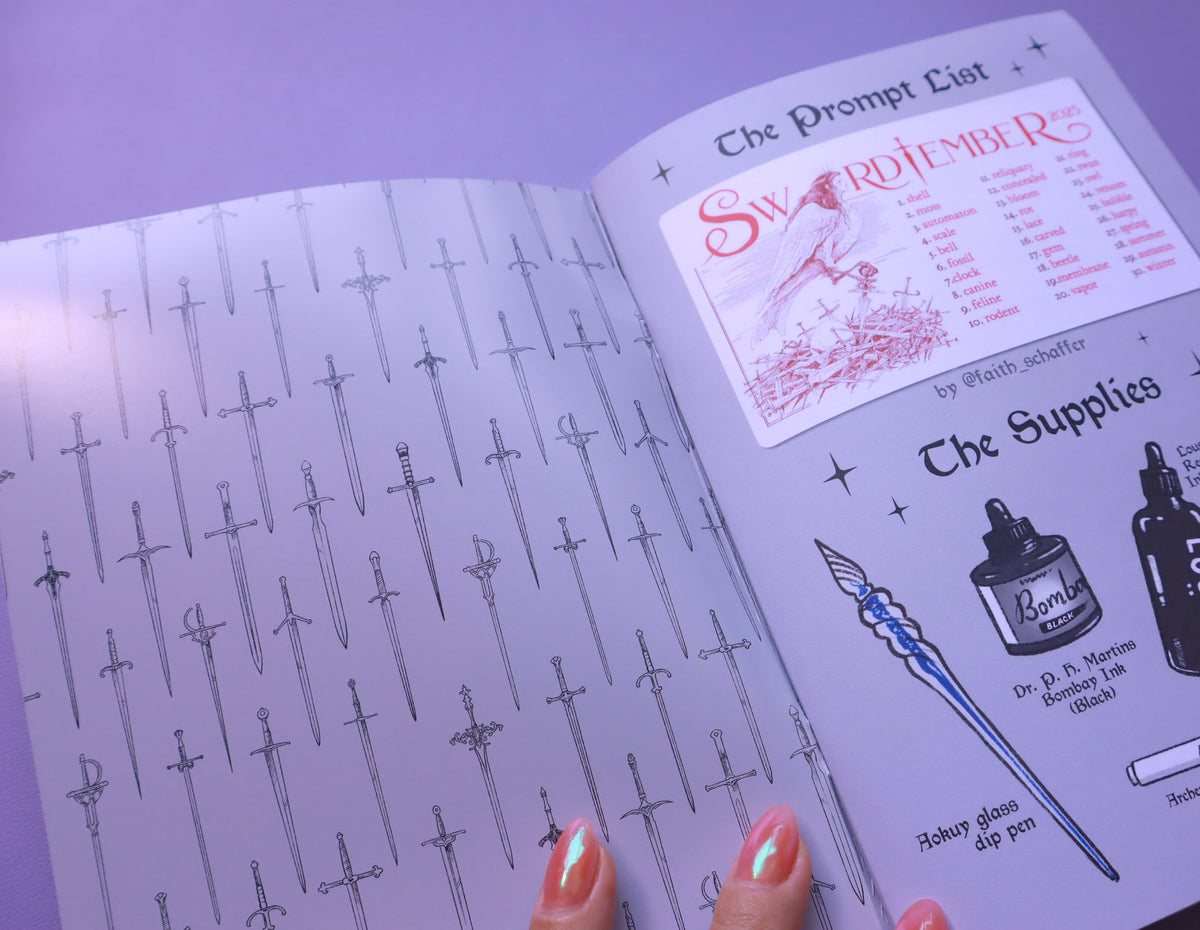 'Swordtember' A5 Zine