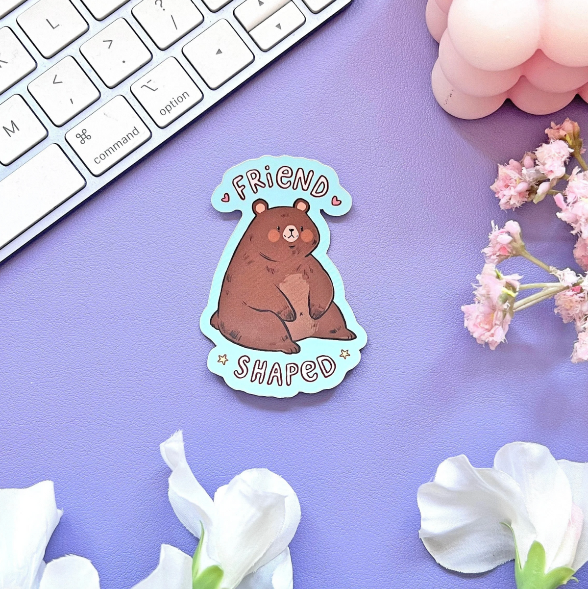 "Friend Shaped" Vinyl Sticker