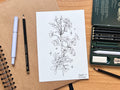 "Bloom" Original Pencil Drawing