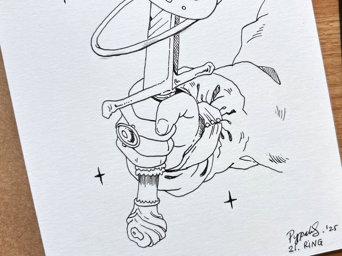 "Ring" Original Ink Drawing
