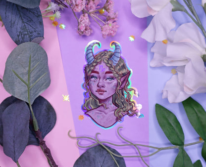 Zodiac Goddesses Holographic Stickers