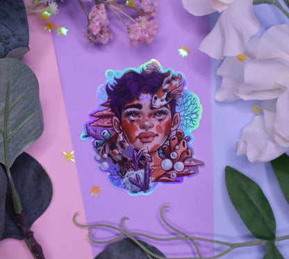 Zodiac Goddesses Holographic Stickers