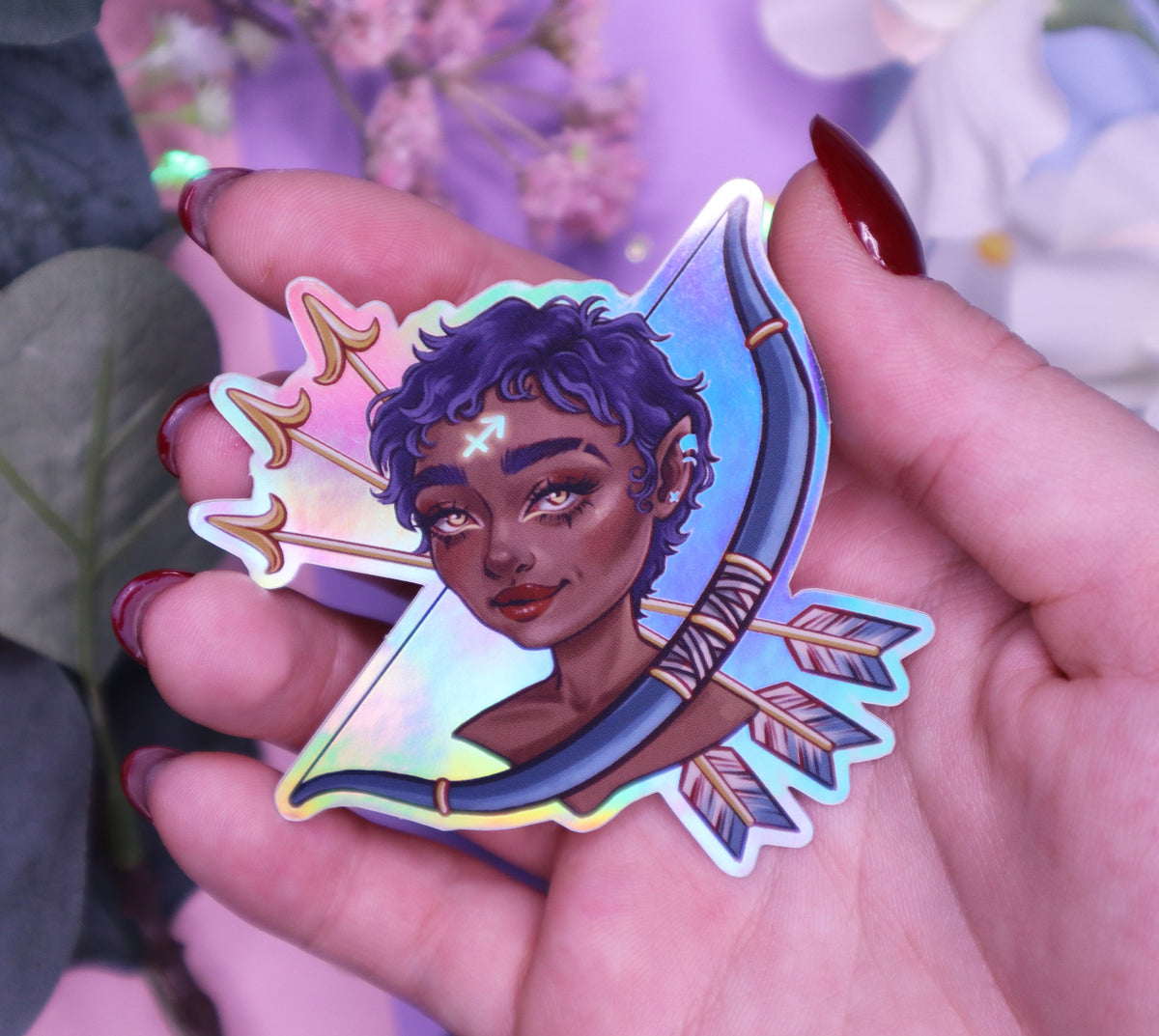 Zodiac Goddesses Holographic Stickers