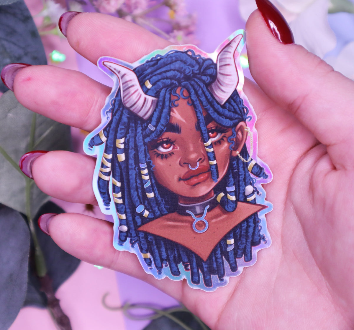 Zodiac Goddesses Holographic Stickers