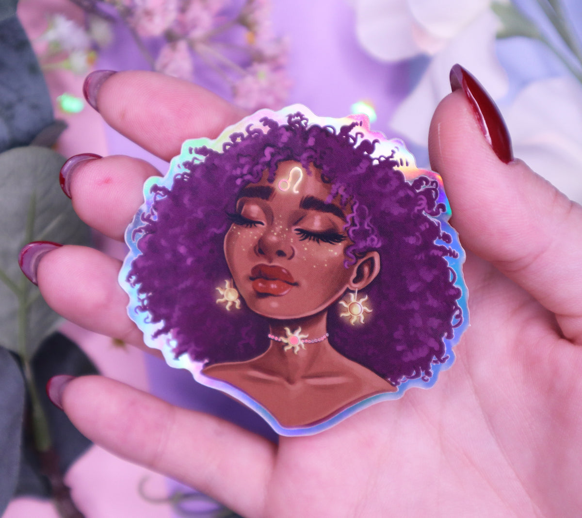 Zodiac Goddesses Holographic Stickers