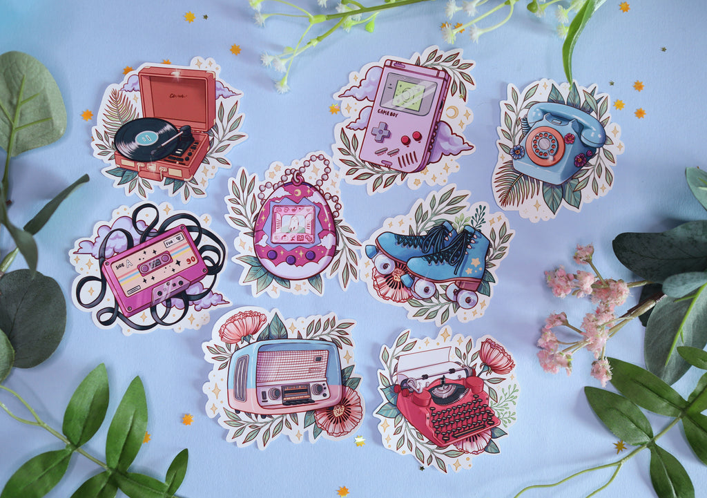 "Nostalgia" Sticker Pack (8pcs set)