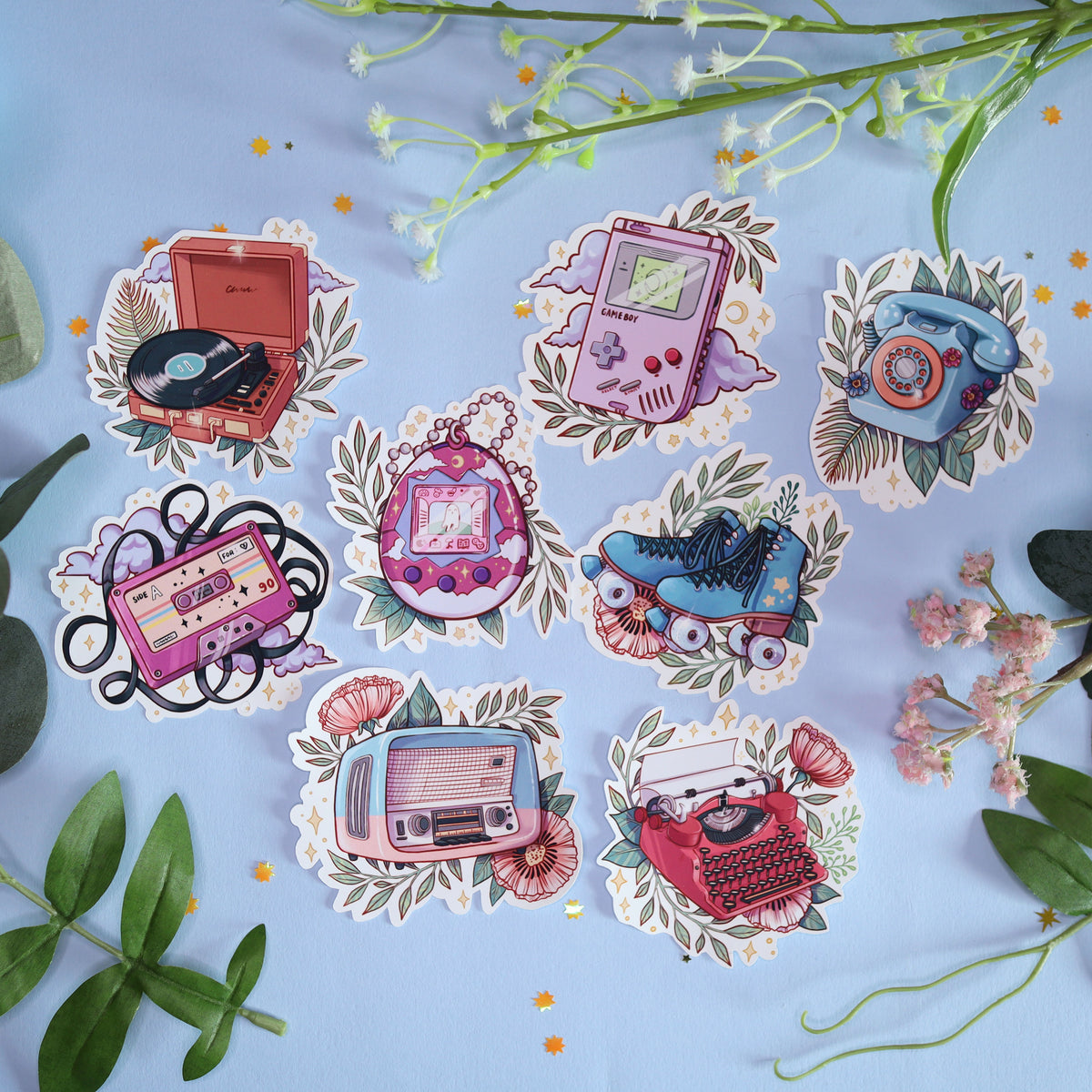 "Nostalgia" Sticker Pack (8pcs set)