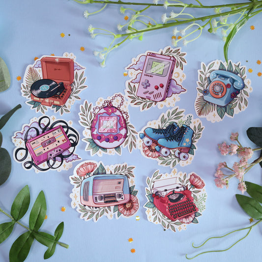 "Nostalgia" Sticker Pack (8pcs set)