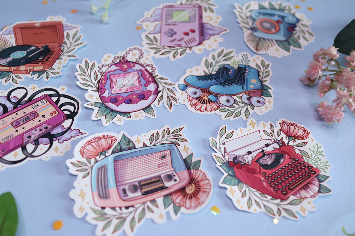 "Nostalgia" Sticker Pack (8pcs set)