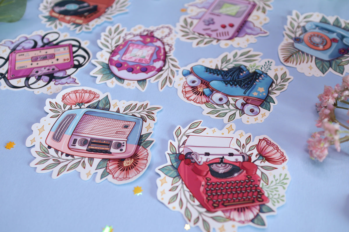 "Nostalgia" Sticker Pack (8pcs set)