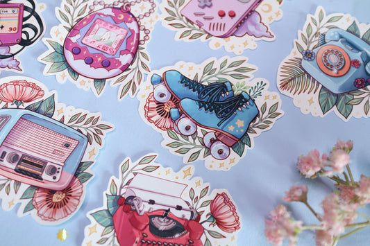 "Nostalgia" Sticker Pack (8pcs set)