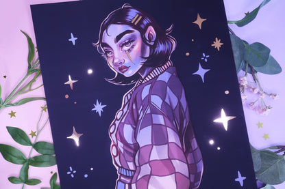 "Misguided" Rose Gold Foil A3 Print