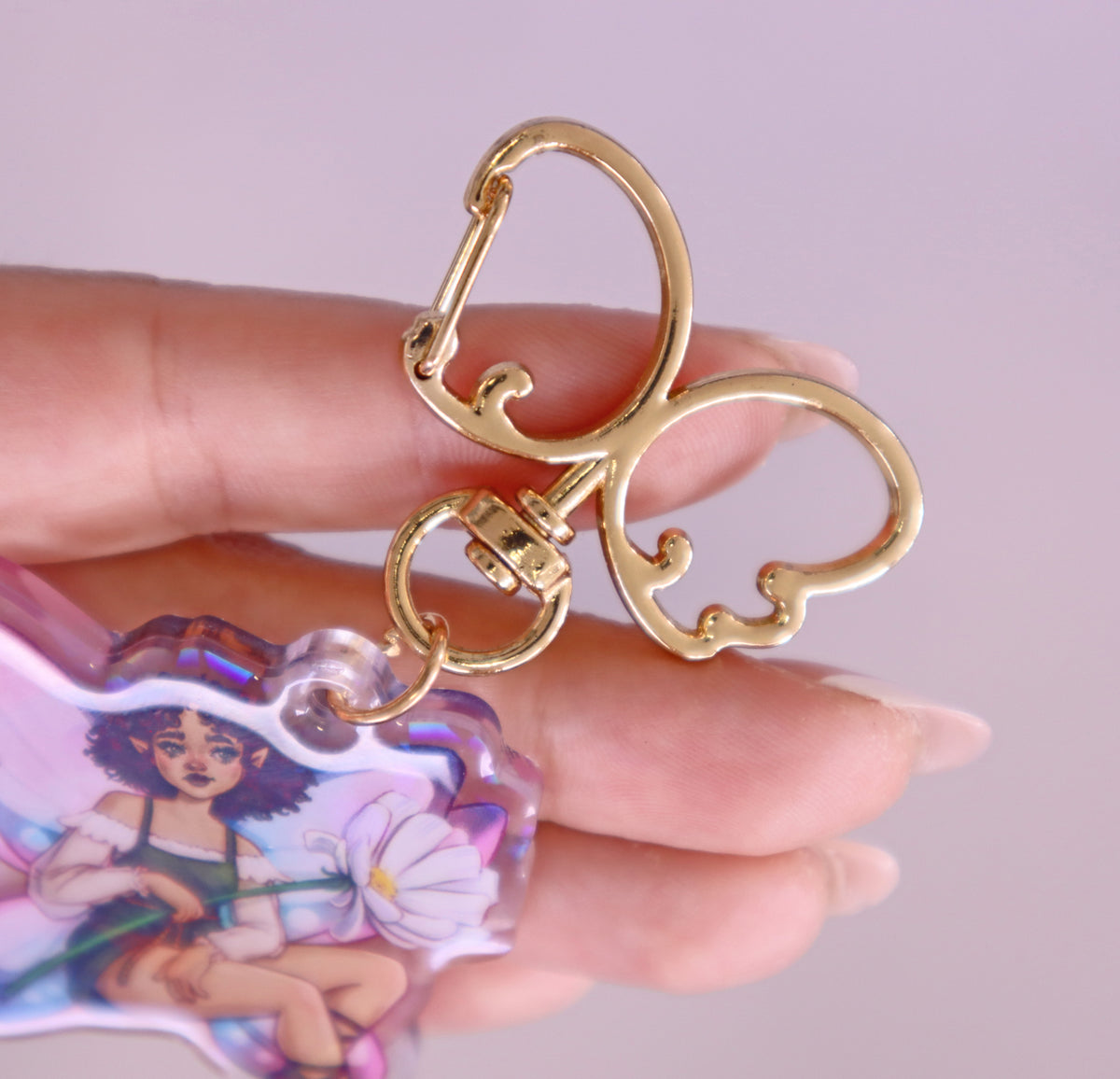 Willow Holographic Keychain