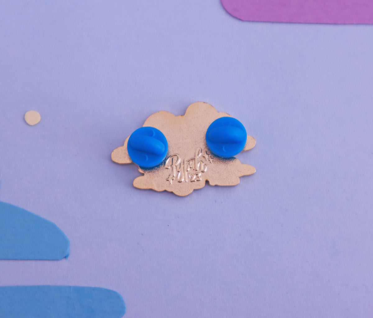 Moonlight Clouds *glow in the dark* Enamel Pin