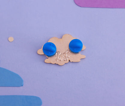 Moonlight Clouds *glow in the dark* Enamel Pin
