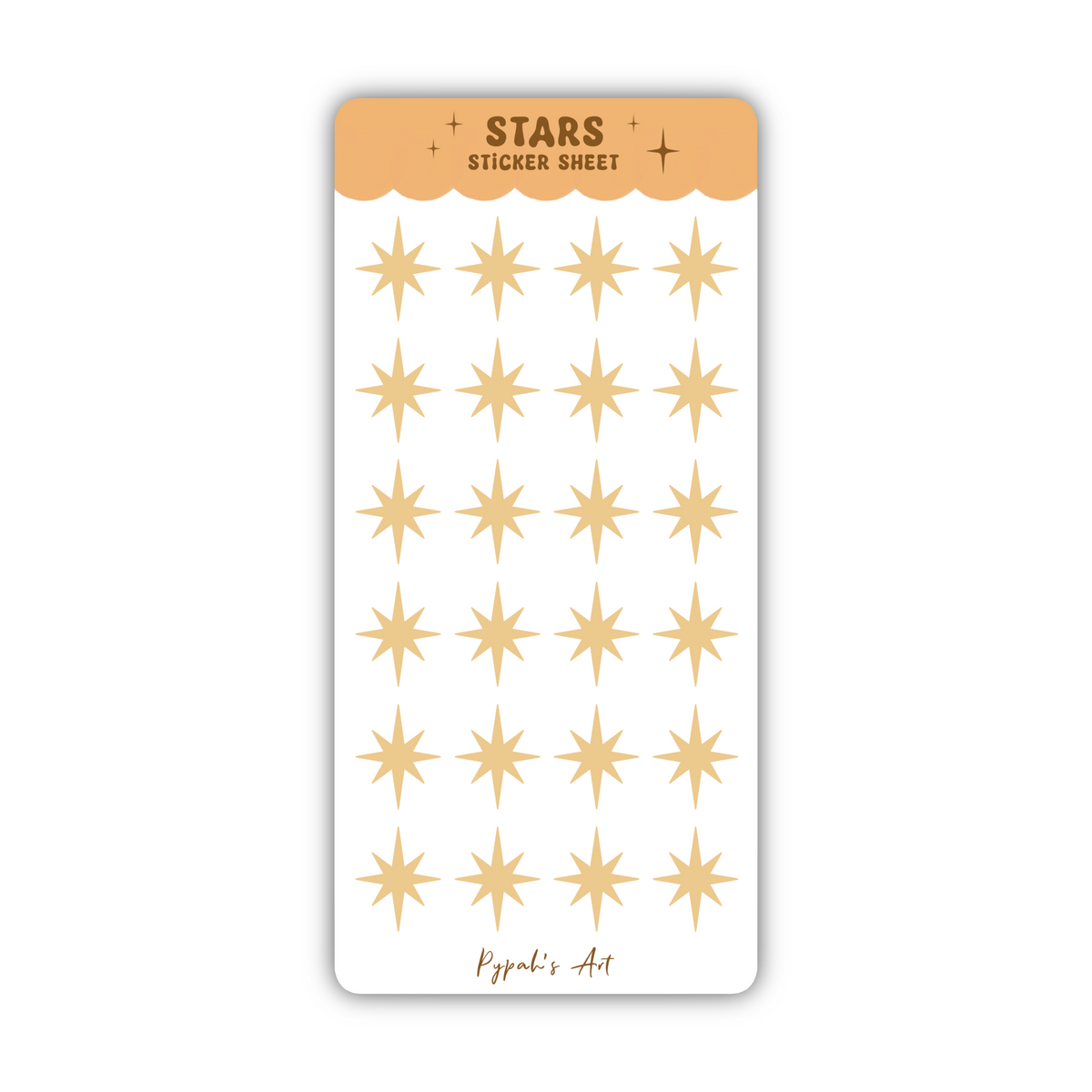 Stars Sticker Sheets