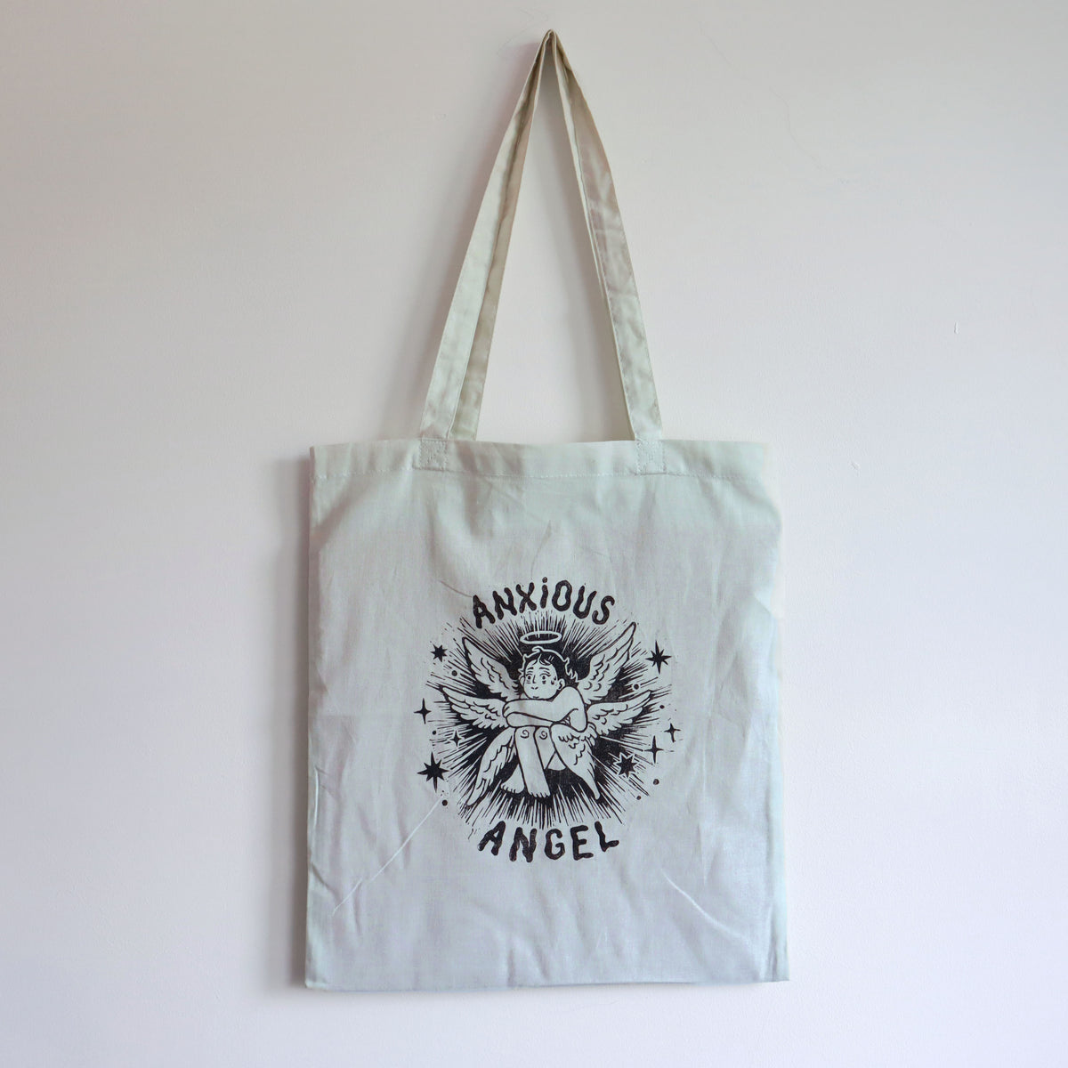 Lino Print Tote Bags