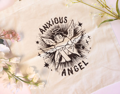 Lino Print Tote Bags