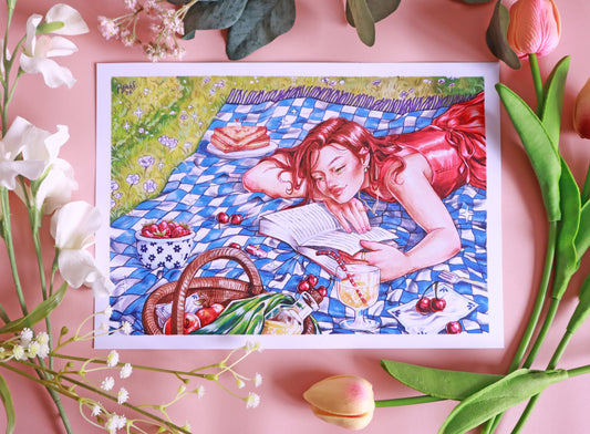 "Solo Date" A4 Art Print