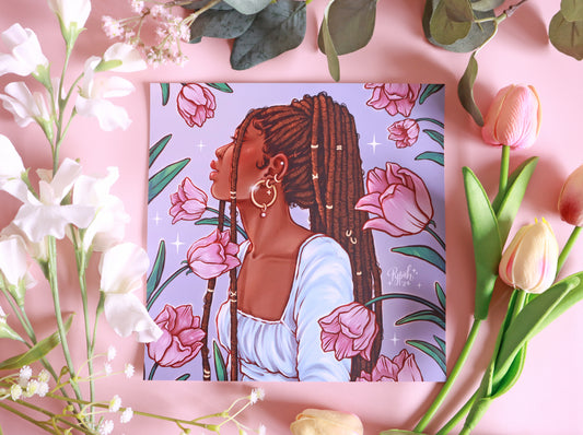 "Softness" A4 Square Art Print
