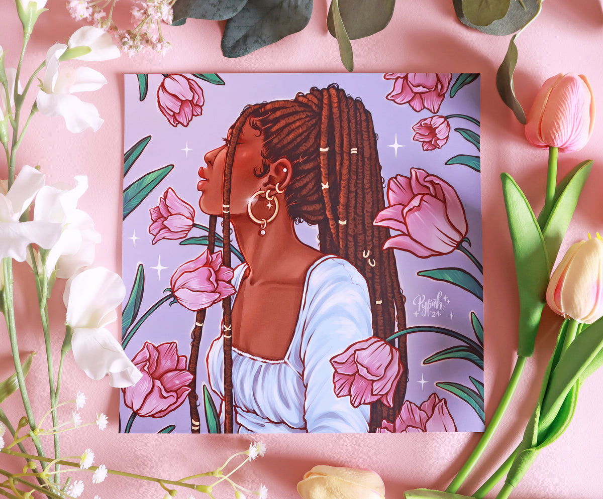 "Softness" A4 Square Art Print