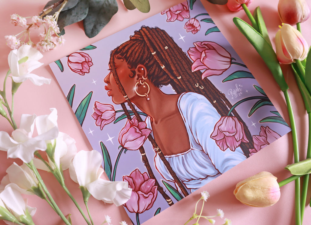 "Softness" A4 Square Art Print