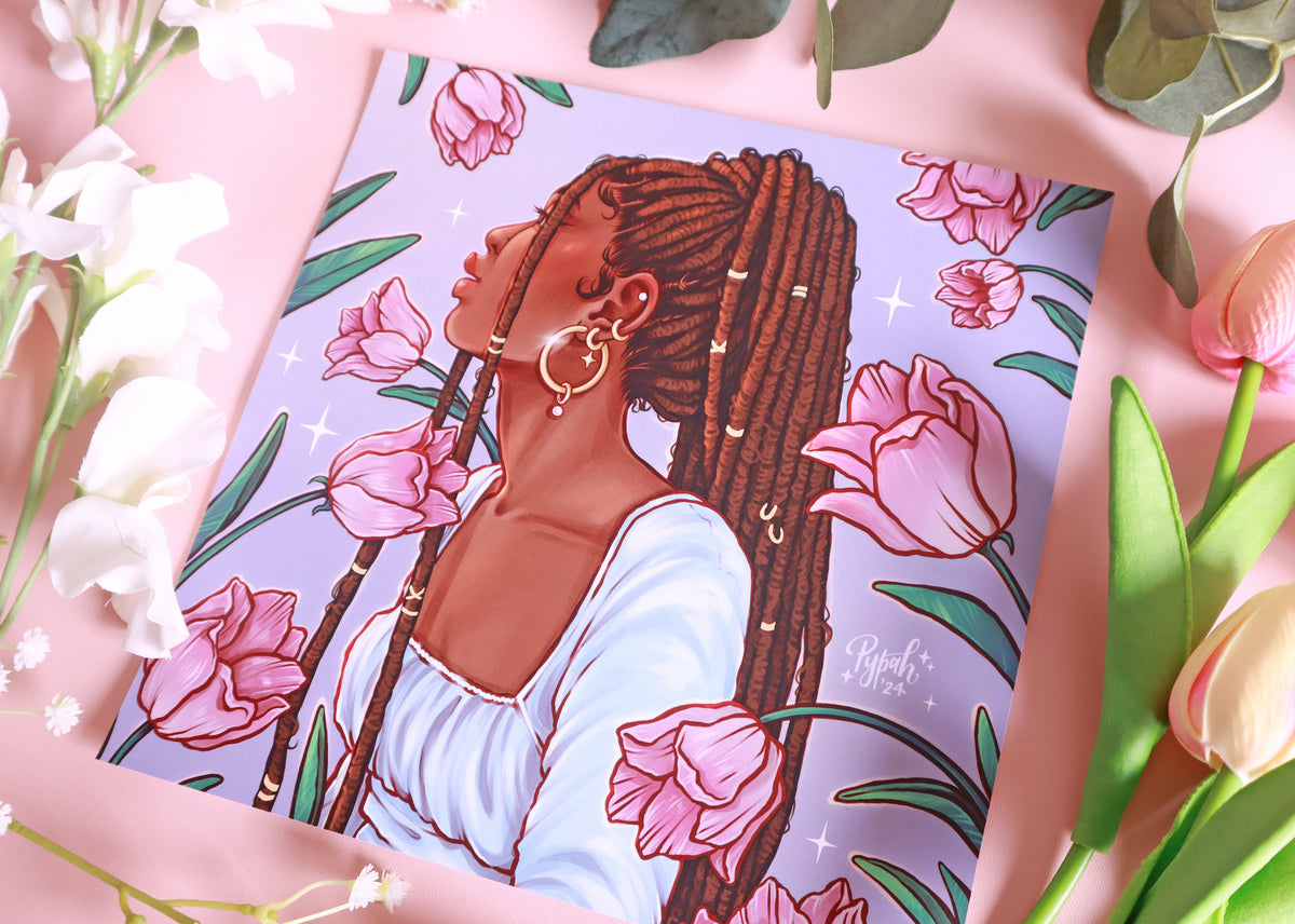 "Softness" A4 Square Art Print