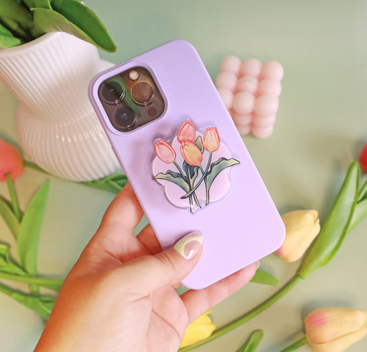 Tulips Phone Grip Holder