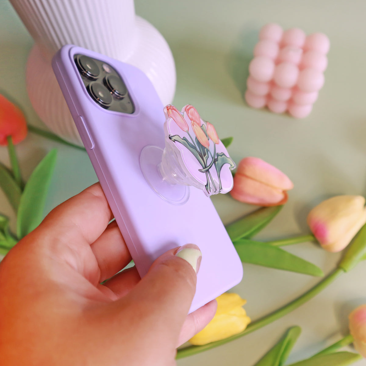 Tulips Phone Grip Holder