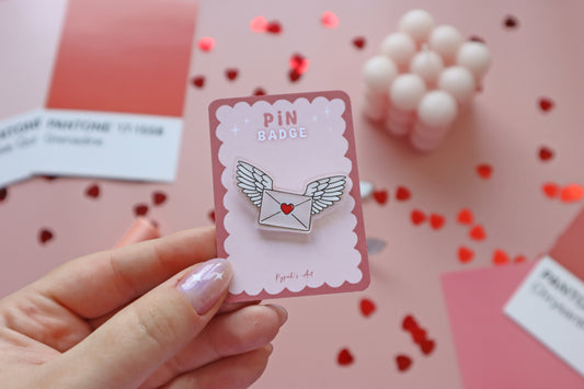 Love Letter Acrylic Pin