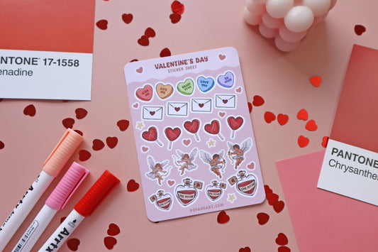 Valentine's Day Sticker Sheet