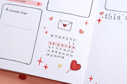 Valentine's Day Sticker Sheet