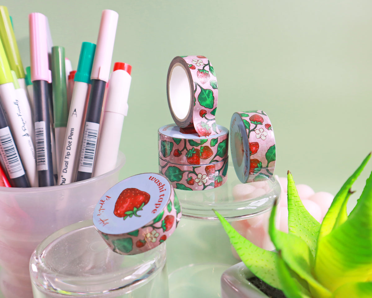 Strawberries Washi Tape