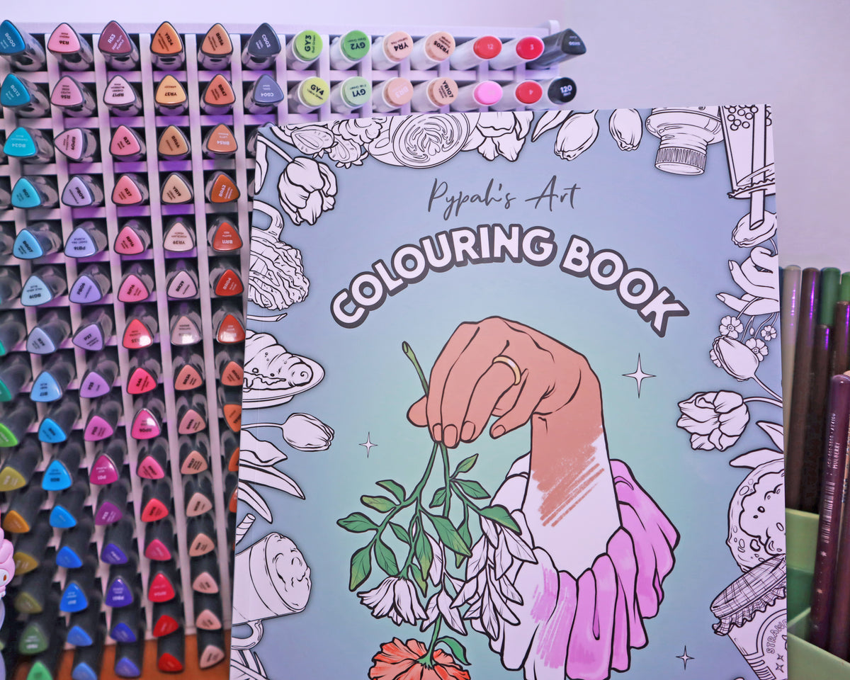 Pypah's Art Colouring Book