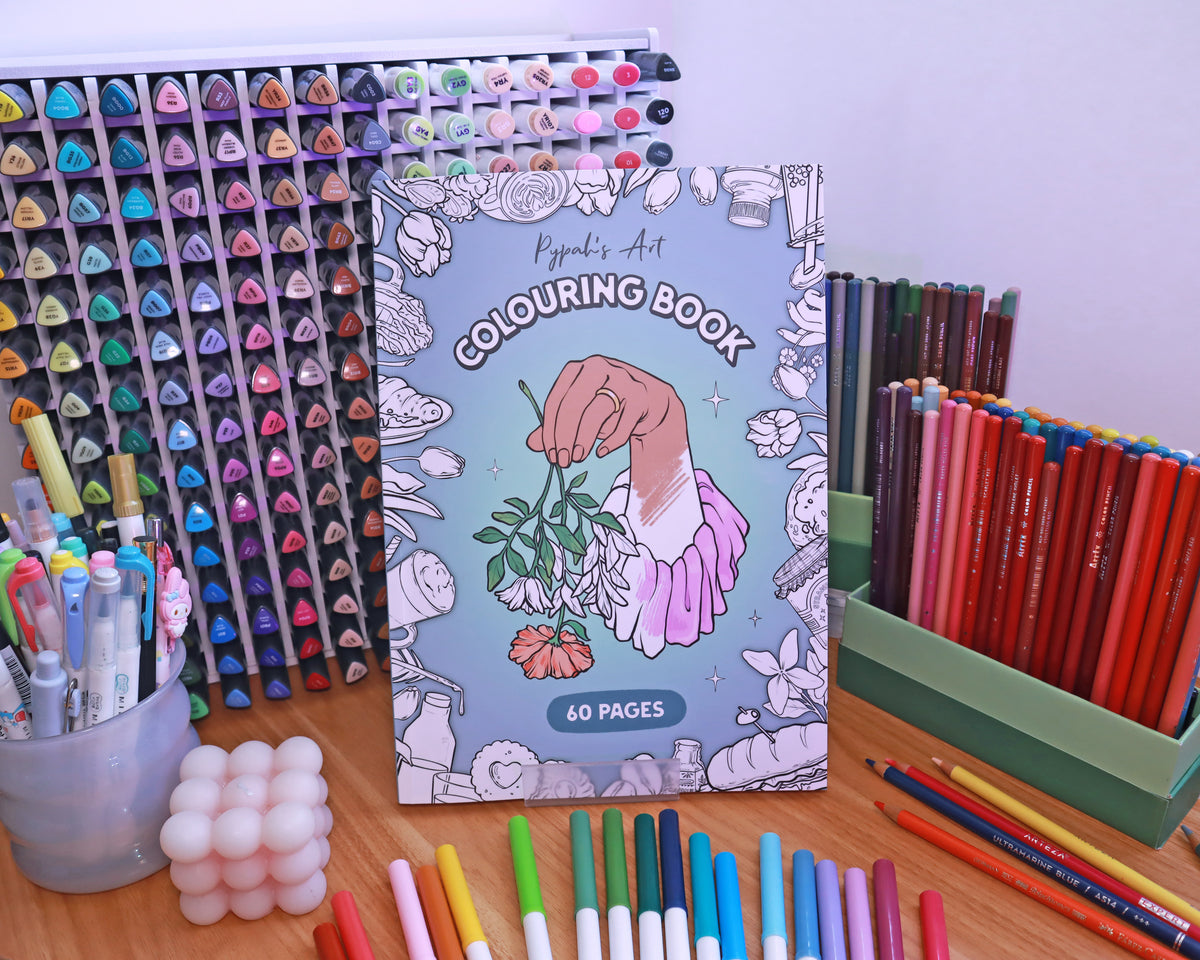 Pypah's Art Colouring Book