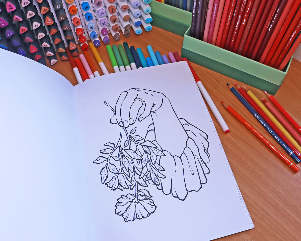 Pypah's Art Colouring Book
