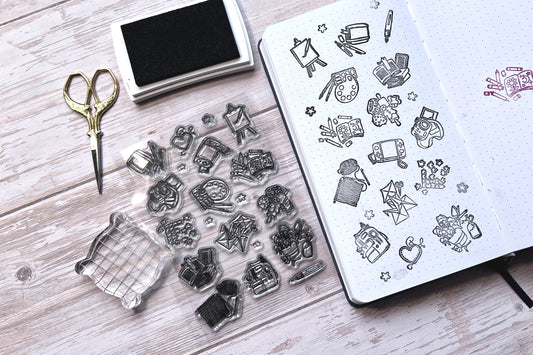 Hobby Hoarder Clear Stamps Sheet