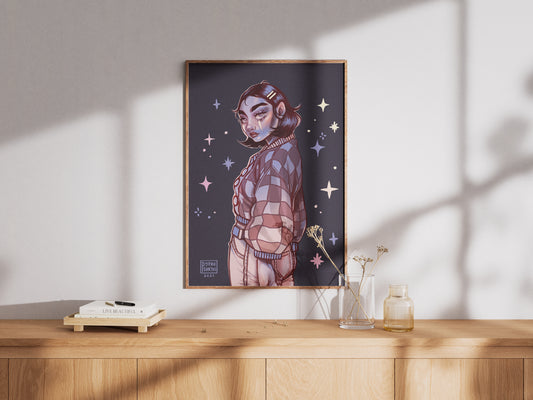 "Misguided" Rose Gold Foil A3 Print