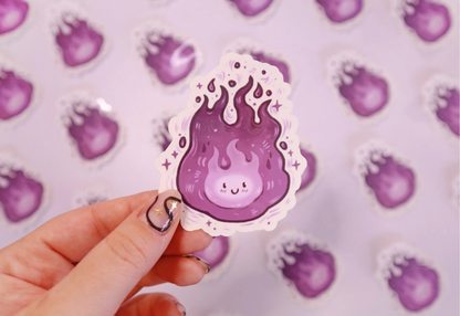 Whispy Friend Transparent Vinyl Sticker