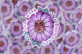 "brb, busy blooming" Holographic Vinyl sticker