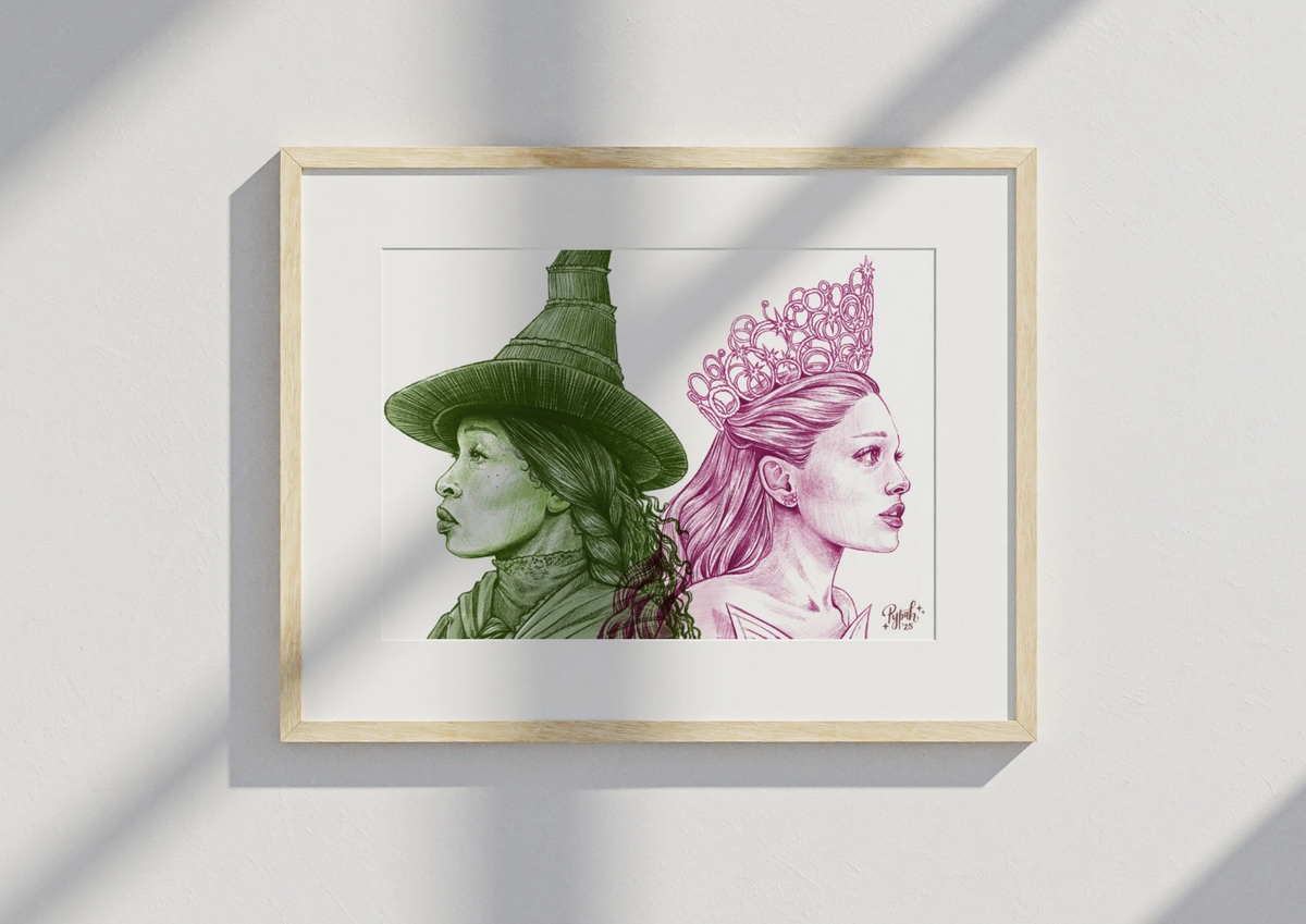 "Wicked" Fanart Illustration A4 Print