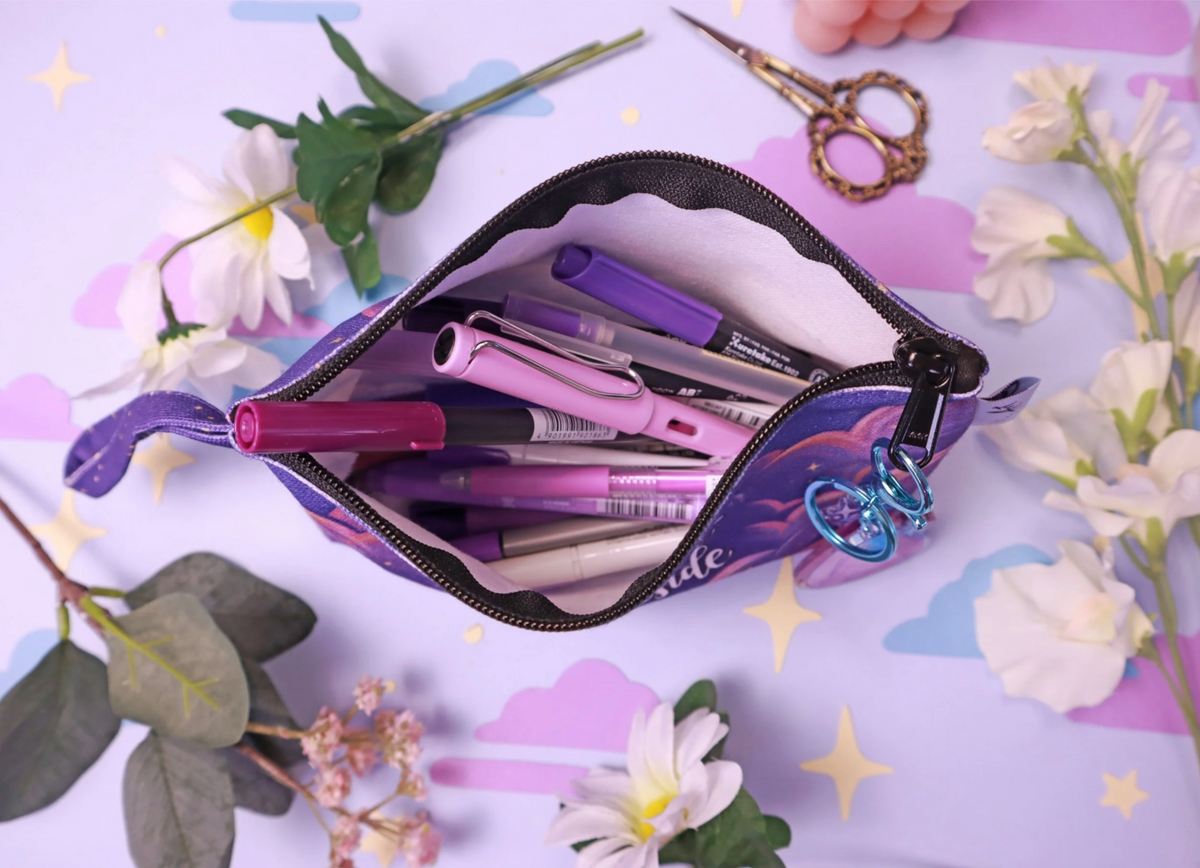 "Magic Art Tools Inside" Canvas Pencil Cases