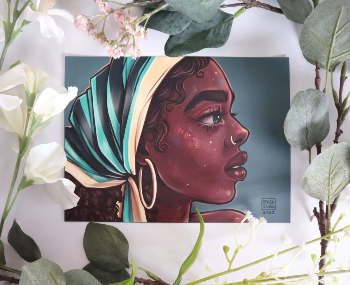 "Green Light" A5 Portrait Print