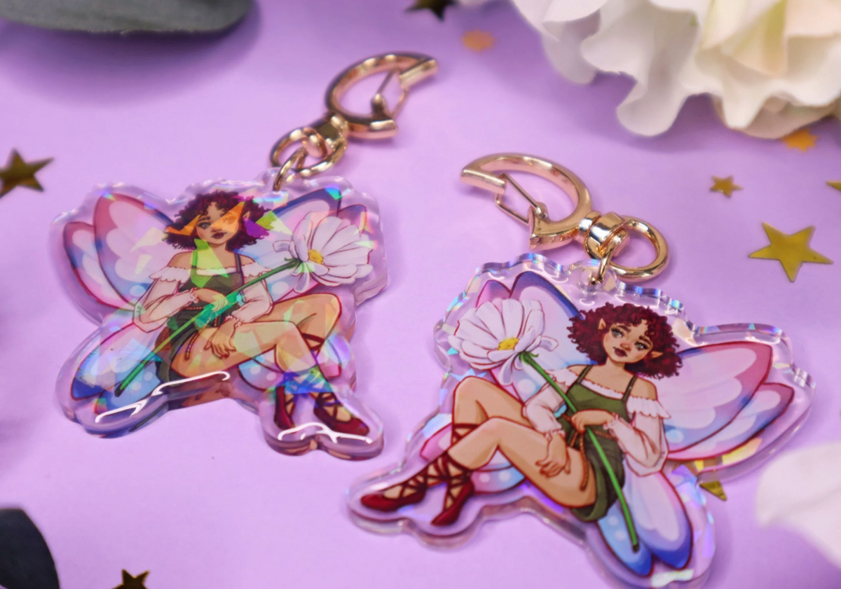 Willow Holographic Keychain